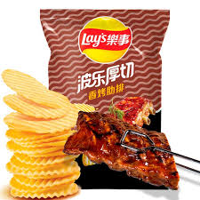 Lay's Chips Pole Roasted Ribs Flavor 59.5g 樂事波樂香烤肋排口味洋芋片