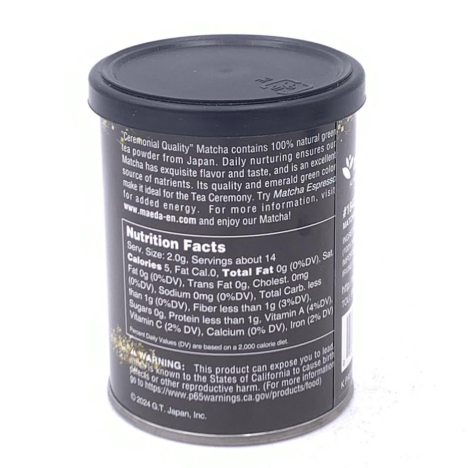 Maeda - En Matcha Green Tea Powder Ceremonial Quality 1.0oz/(28g)