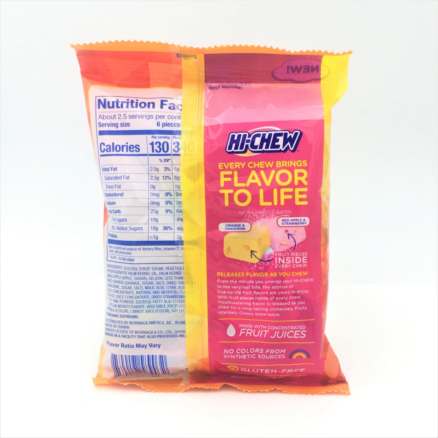 Morinaga Hi-Chew Fruity Chewy Candy -Plus Fruit 2.82oz/80g