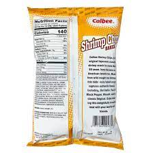 Calbee Shrimp Chips Baked, Hot Garlic 3.3 oz卡樂比蒜味蝦條