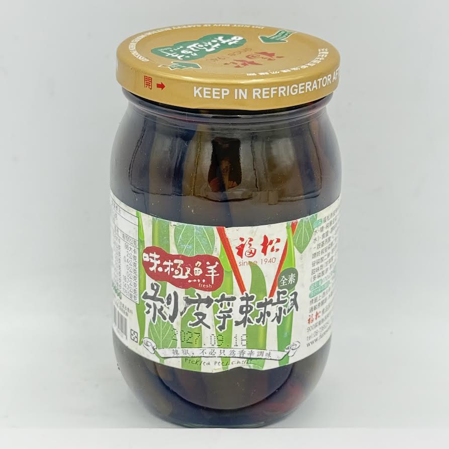 Fure Song Peel Chili 450g福松味極鮮剝皮辣椒
