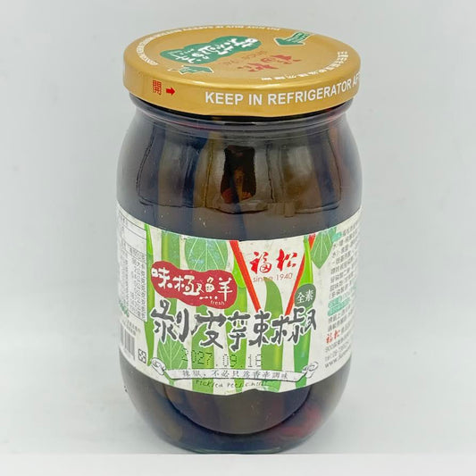 Fure Song Peel Chili 450g福松味極鮮剝皮辣椒