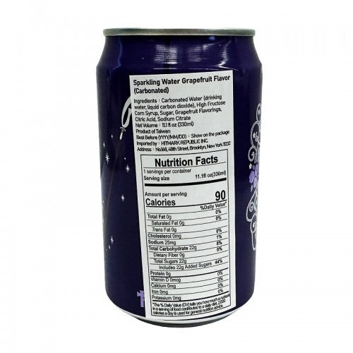 Ocean Bomb Grapefruit Flavor Sparkling Water 330mlx4Can