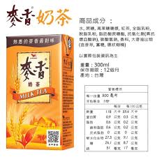 Uni-President Milk Tea 300mlx6Packs 统一 麥香奶茶