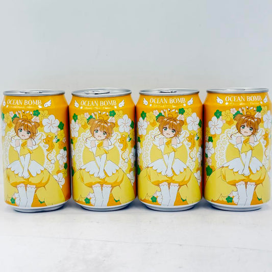 Ocean Bomb Cherry Candy Flavour Sparkling Water 330mlx4can樱桃糖風味汽泡水
