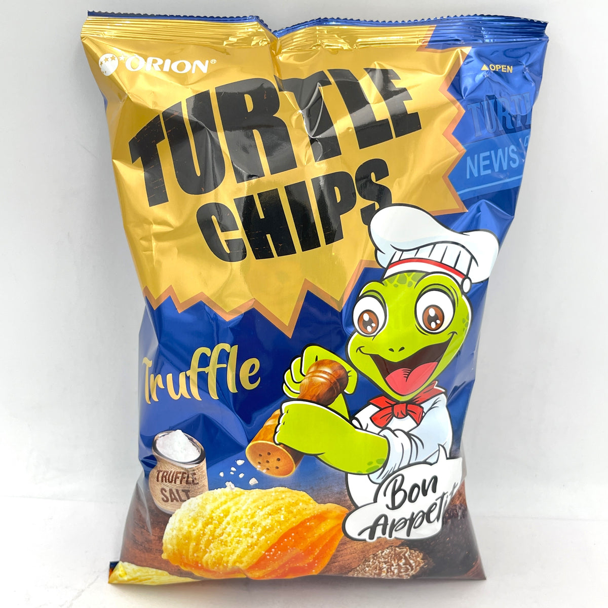 Orion Turtle Chips Truffle Salt Flavor 5.65oz(160g)烏龜脆片松露海鹽味