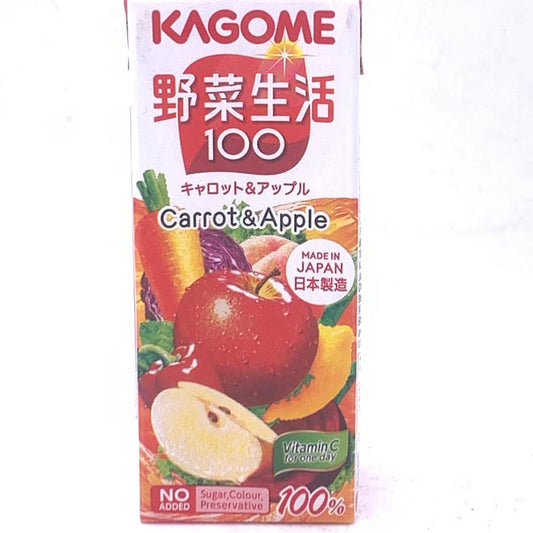 Kagome Carrot & Apple Juice 200ml/12pack