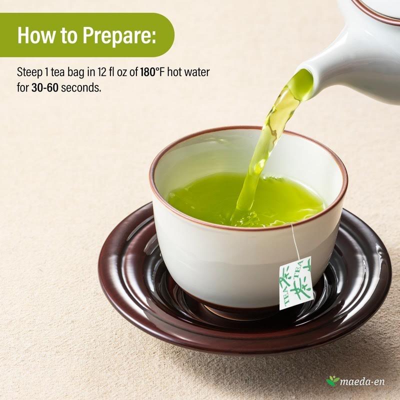 Maeda-En Green Tea With Matcha 200g/(100tea bags)绿茶和抹茶茶包