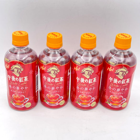 Kirin Afternoon Tea Winter Black Tea 400mlx4bottles午後紅茶冬日原味紅茶