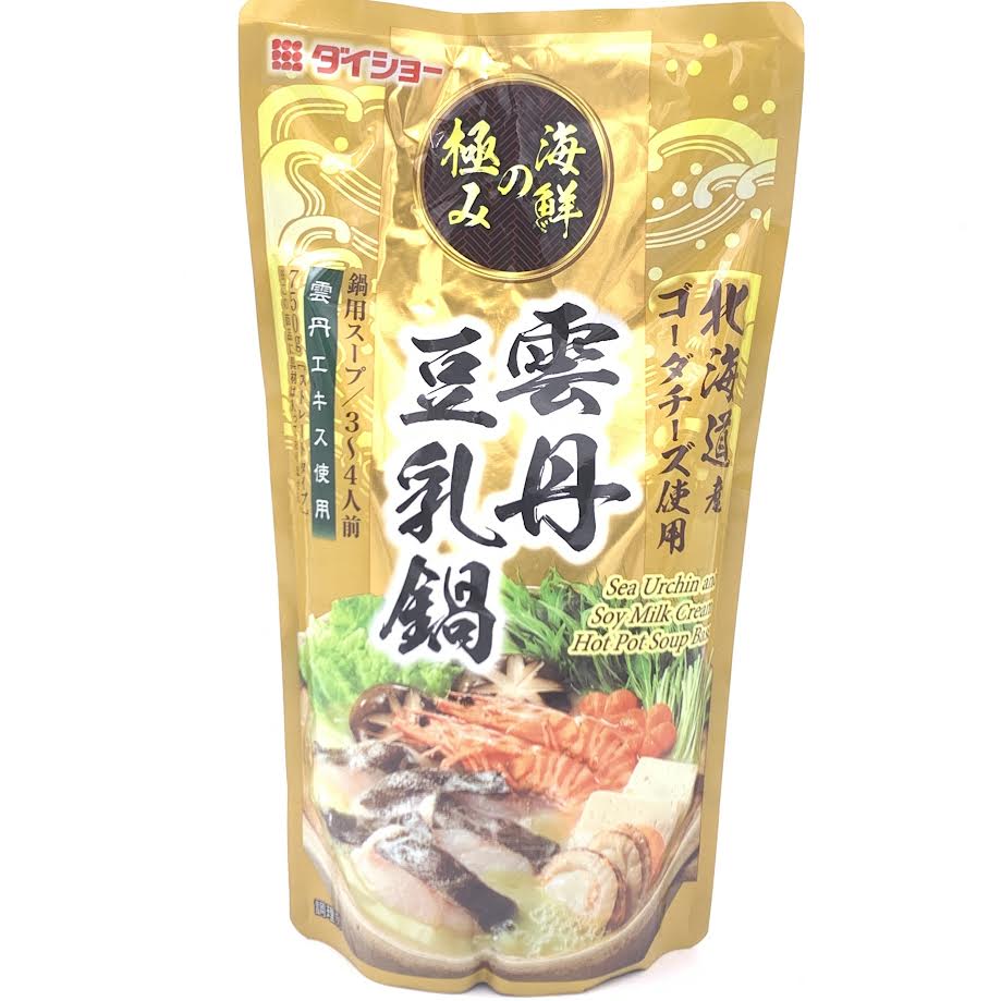 Daisho Sea Urchin And Soy Milk Cream Nabe HotPot Soup Base 750g