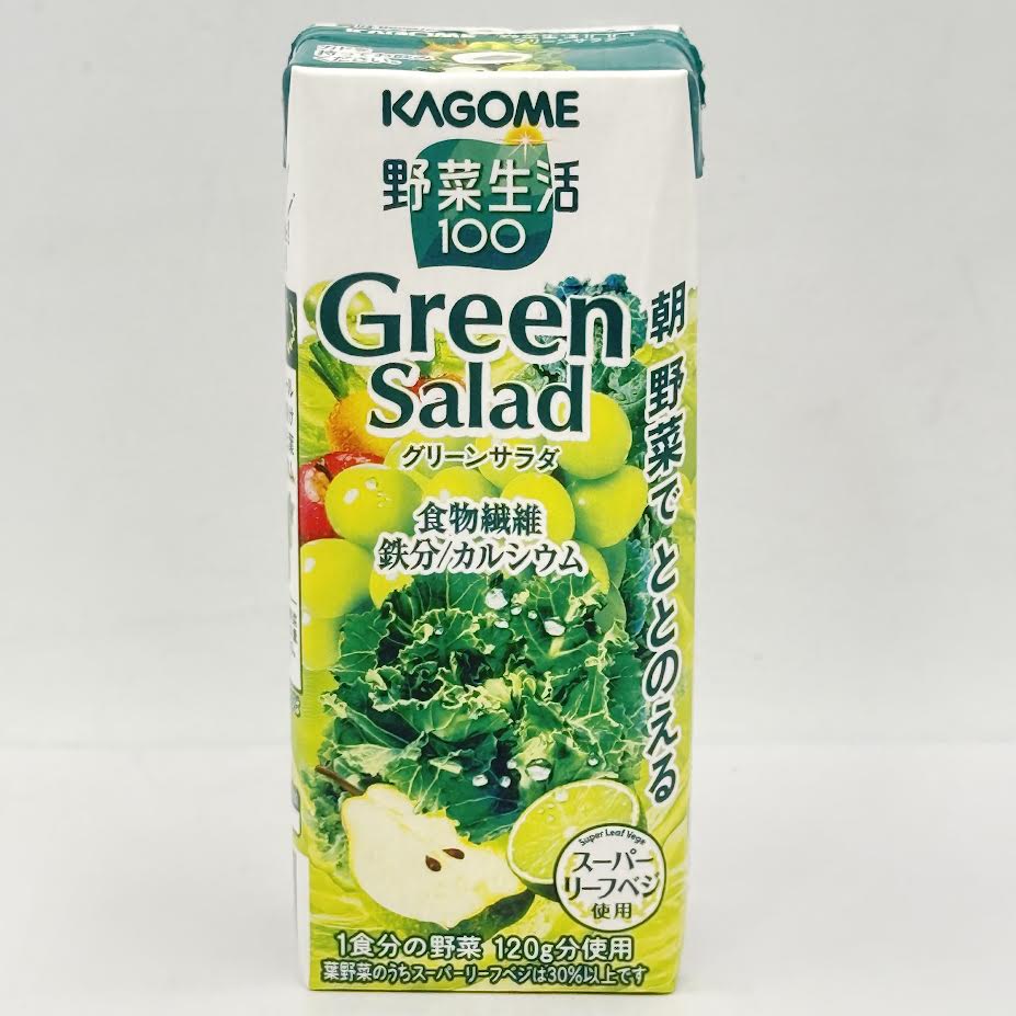 Kagome Vegetable Life 100 Green Salad Juice200ml/12pack