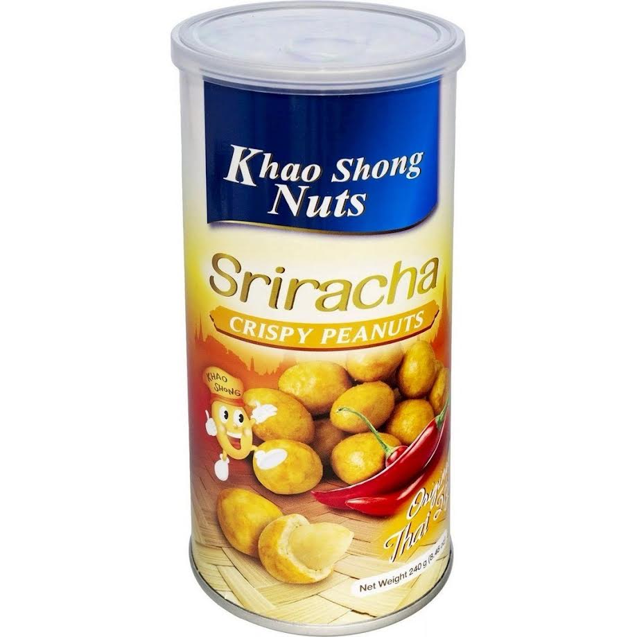 Khao Shong Nuts Sriracha Crispy Peanuts 240gx6bottle