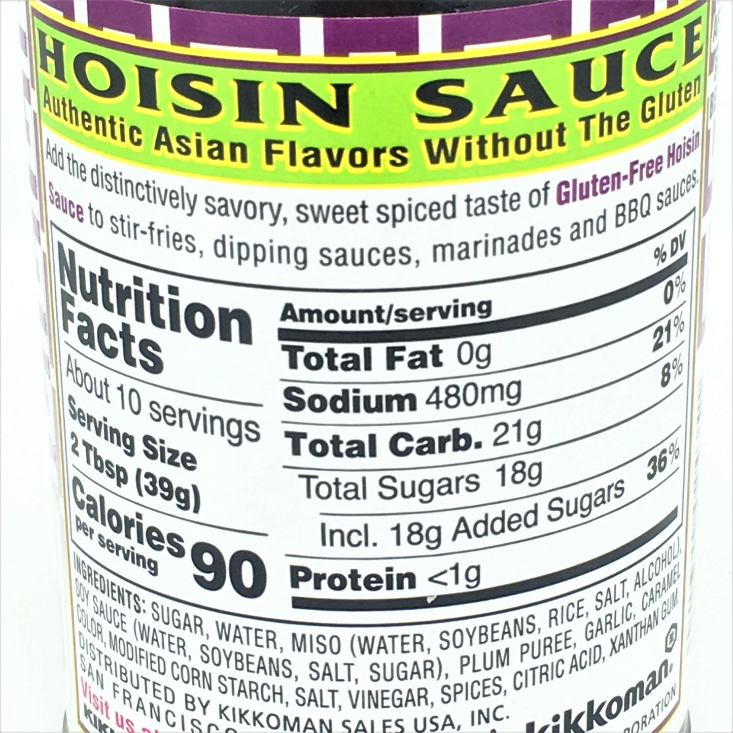 Kikkoman Gluten Free Hoisin Sauce 13.2 oz/374g