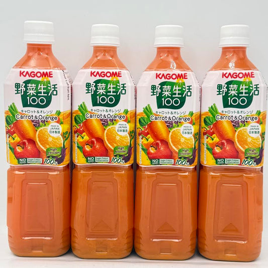 Kagome Carrot & Orange Juice 720mlx4bottle
