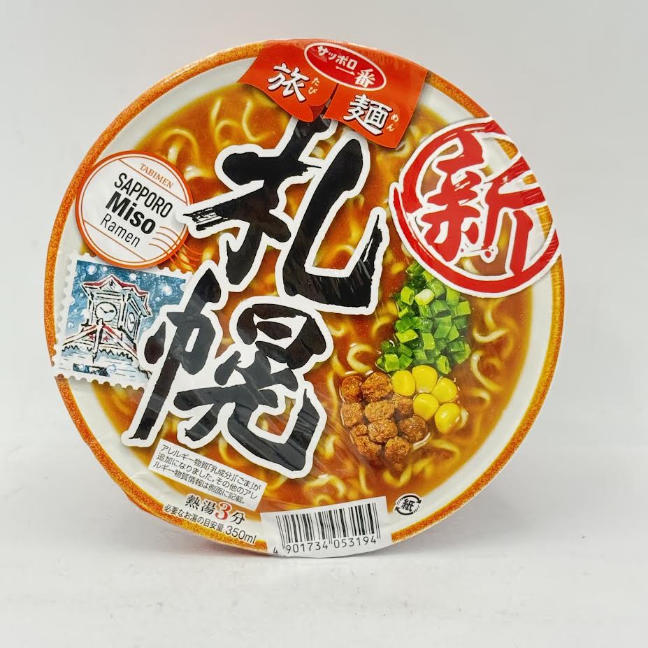 (6CT) Sanyofoods Tabimen Sapporo Miso Ramen 76g