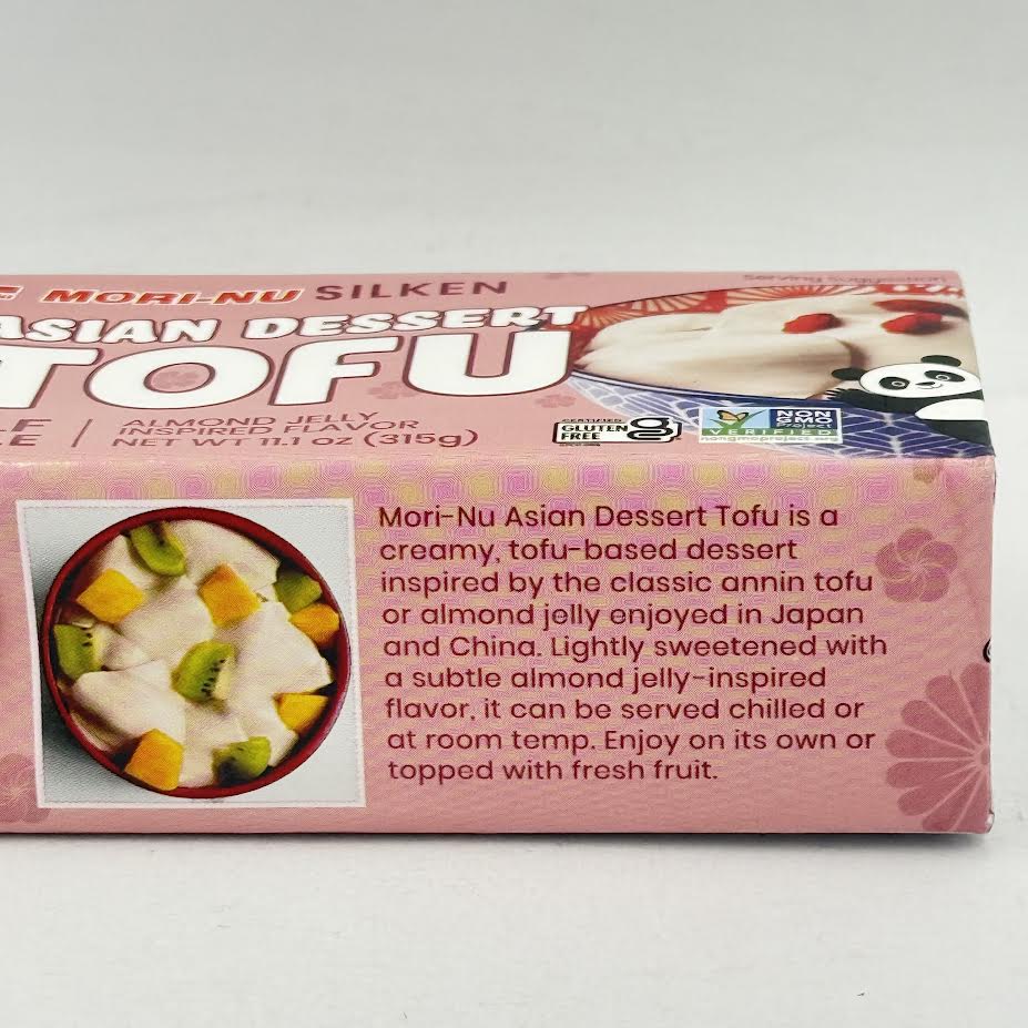 Mori-Nu Silken Asian Dessert Tofu Almond Jelly Inspired Flavor 315g杏仁豆腐