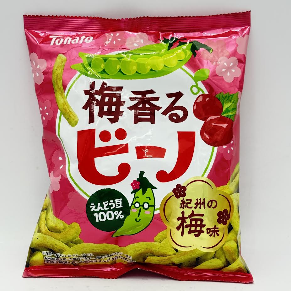 (2CT)Tohato Beano Edamame Snacks - Plum Flavor 55g