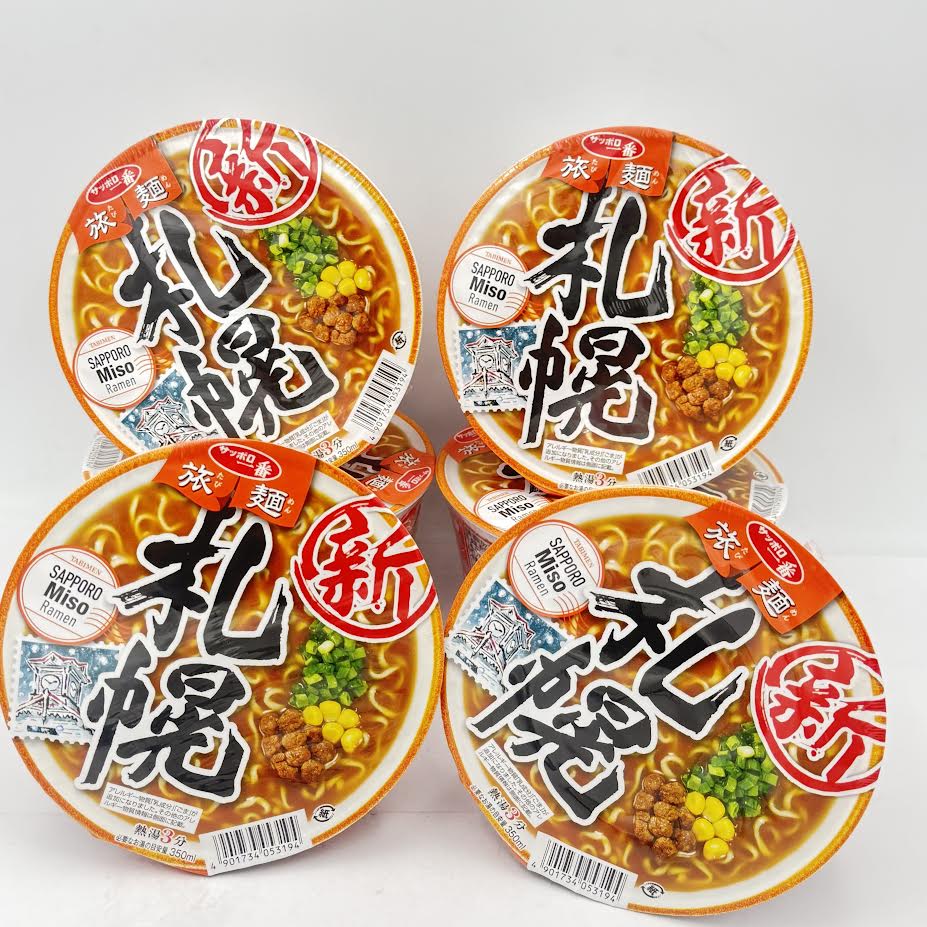 (6CT) Sanyofoods Tabimen Sapporo Miso Ramen 76g