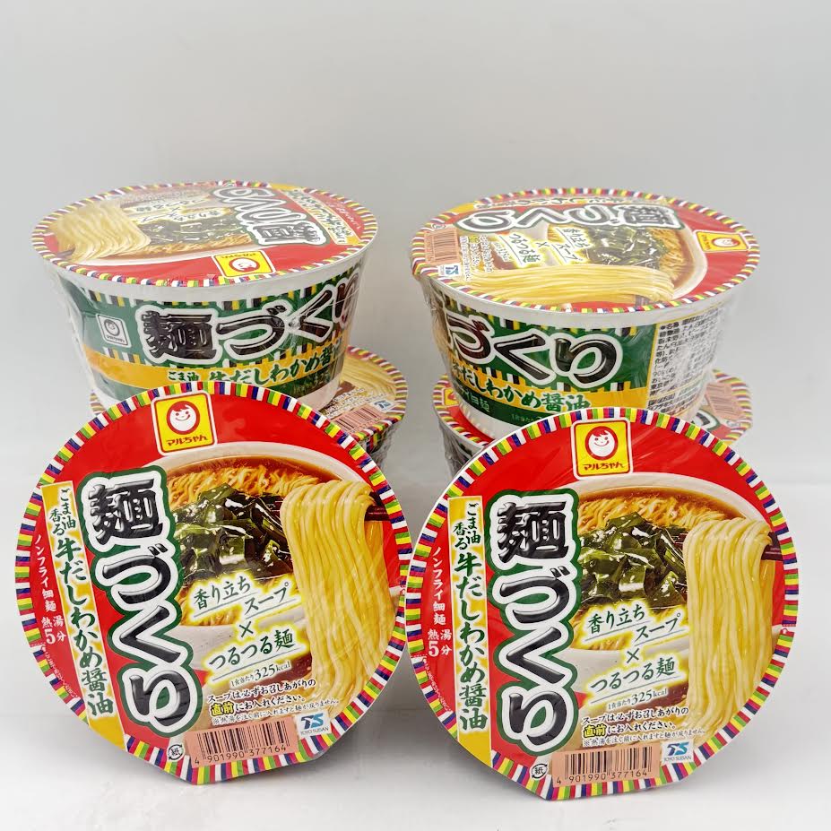 Toyo Suisan Maruchan Noodle Making With Sesame Oil Beef Stock&Wakame Soy Sauce 90gx6bowl