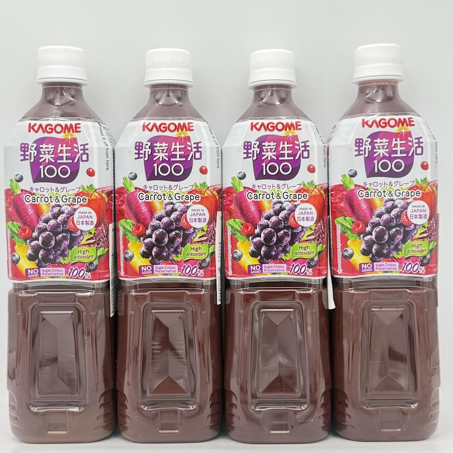 Kagome Carrot & Grape Juice 720ml/4bottle