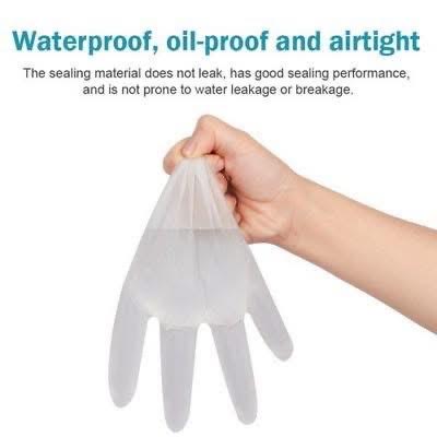 (2CT)NuvoMed Disposable Thermoplastic Elastomer Gloves Size "L" 100pcs