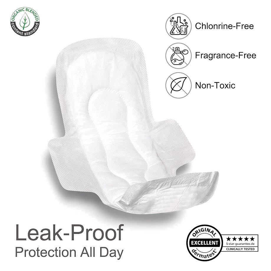 Fjaka Leak-Proof Cotton Top Sheet Pads 14pads