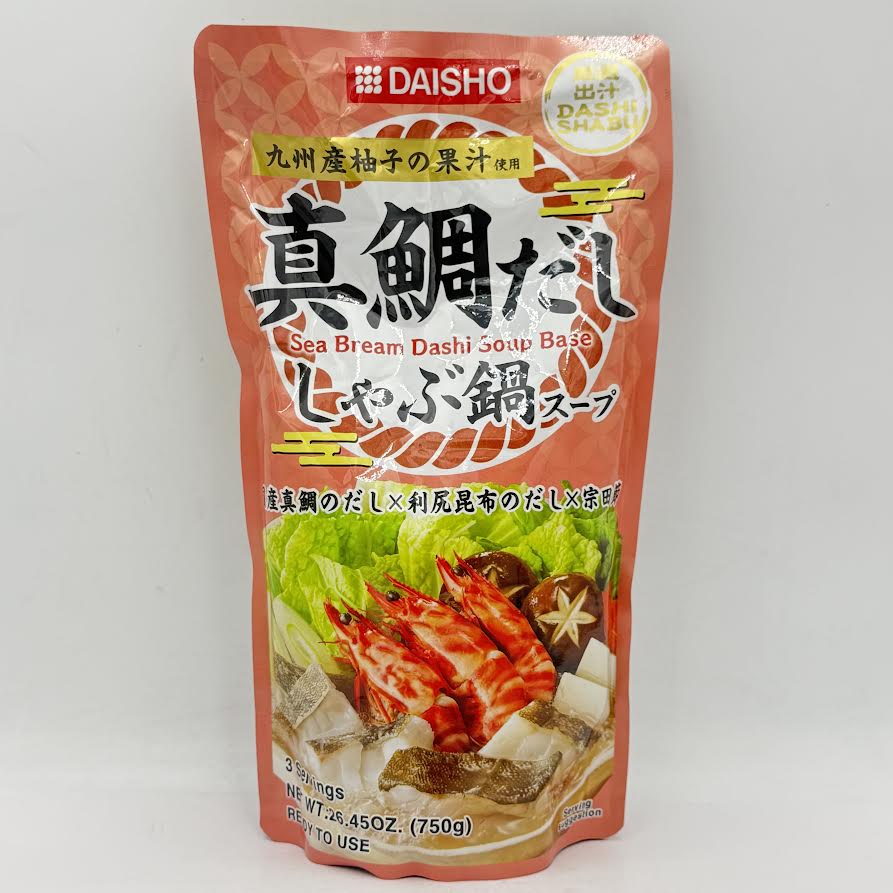 Daisho Japanese Shabunabe Sea Bream Dashi Soup Base 750g