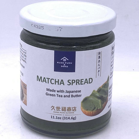 Kuze Fuku & Sons Premium Japanese Spreads - Matcha 11.1oz/(314.6g)抹茶口味麵包抹醬