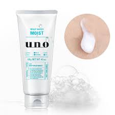 Shiseido UNO Whip Wash Moist Face Wash 130g /4.5oz資生堂吾諾超保水男士洗面乳