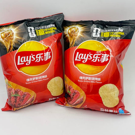 (2CT)Lay's Potato Chips - Texas Grilled BBQ Flavor 70g