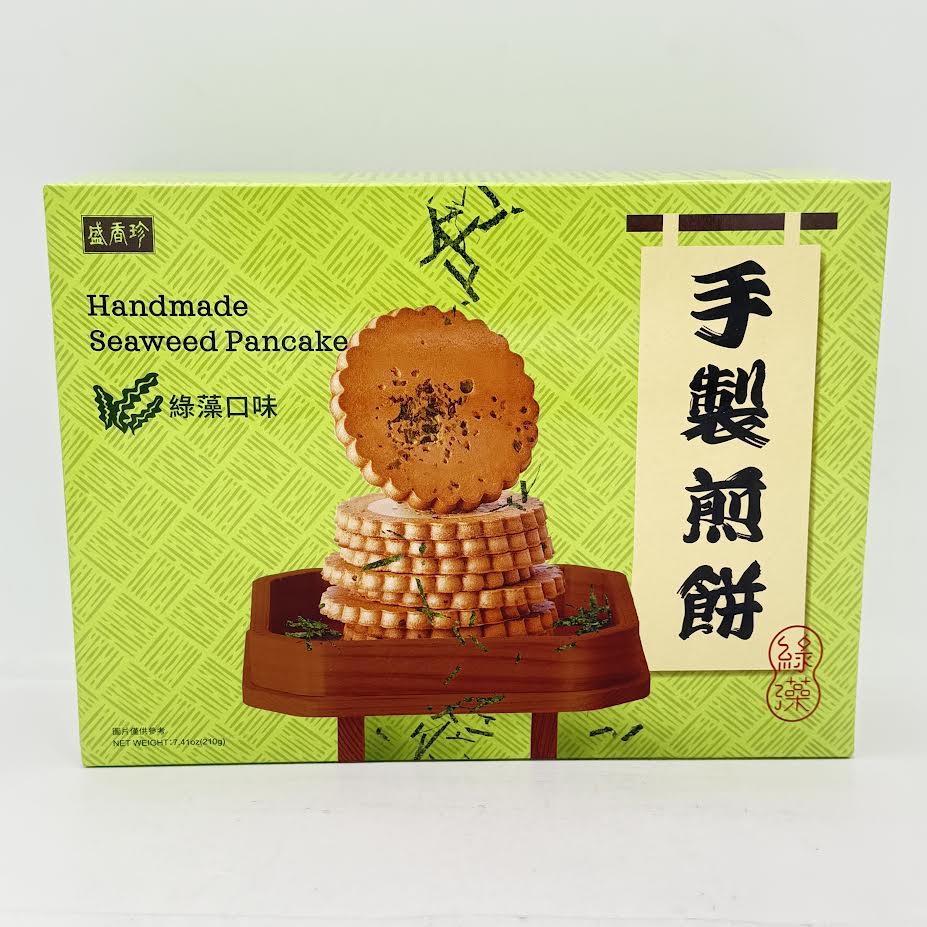 Sheng Xiang Zhen Handmade Seaweed Pancake 210g 盛香珍手製綠藻煎餅系列