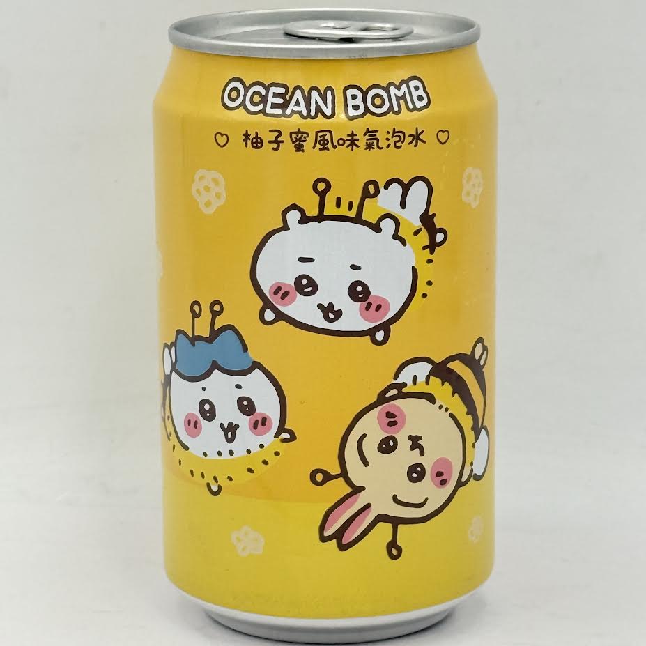 Ocean Bomb Honey Pomelo Flavour Sparkling Water 330mlx4can柚子蜜風味汽泡水