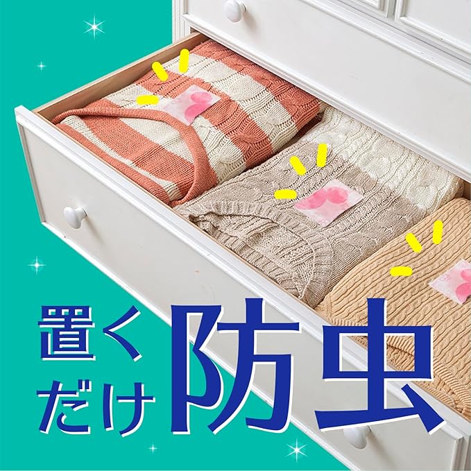 Earth Insect Repellent Ball for Closet Drawers Floral Scent 48pcs米奇圖案衣櫃抽屜用防黴防蟲除臭顆粒
