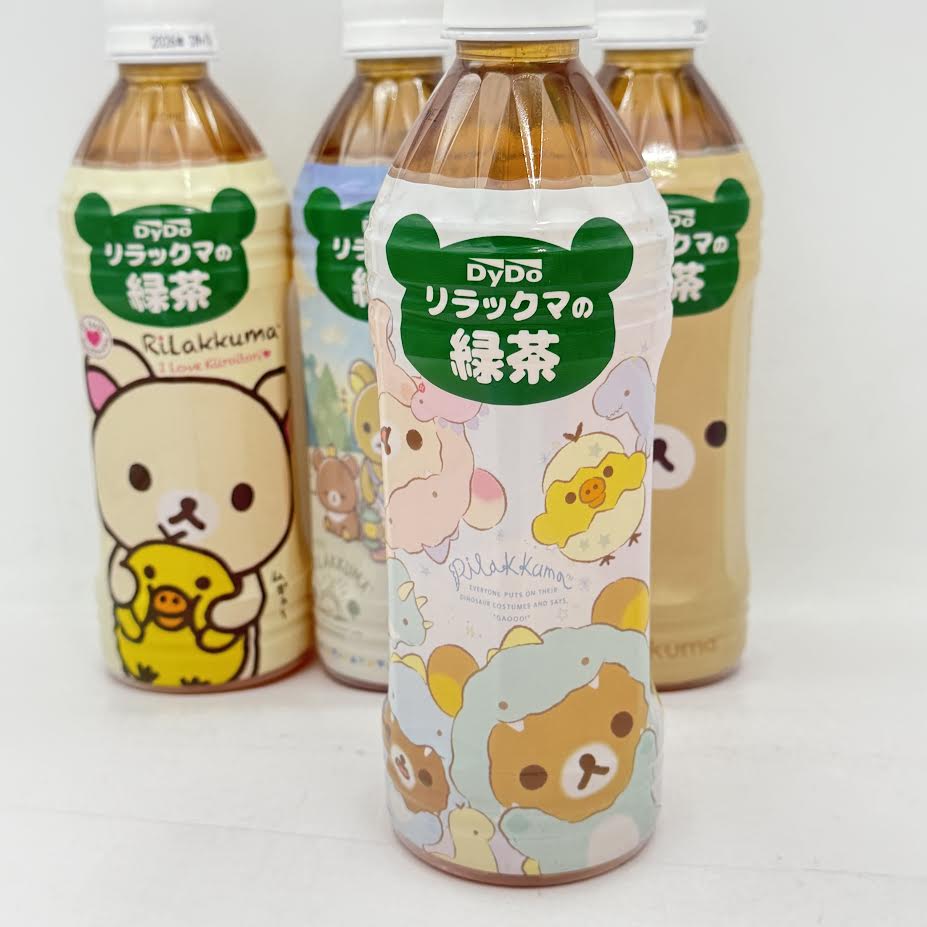 Dydo X Rilakkuma Green Tea 500mlx4bottle