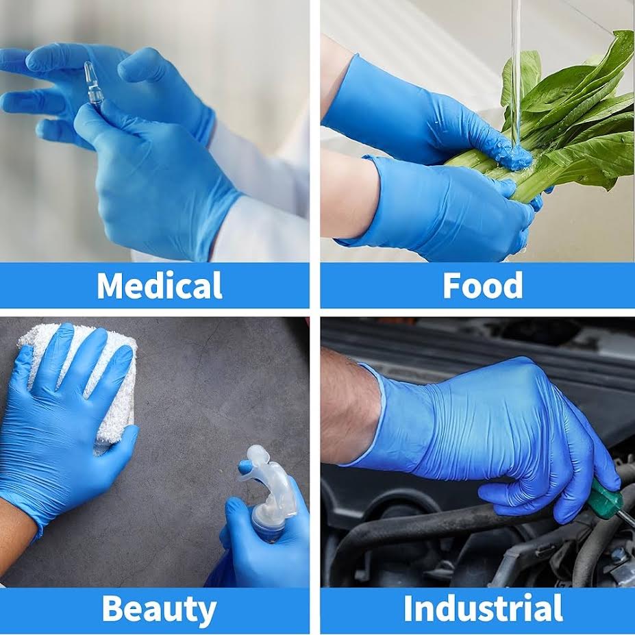 Basic Vinyl Synmax Exam Gloves Powder-Free/Non-Sterile Size:S ,Color:Black,100pcs