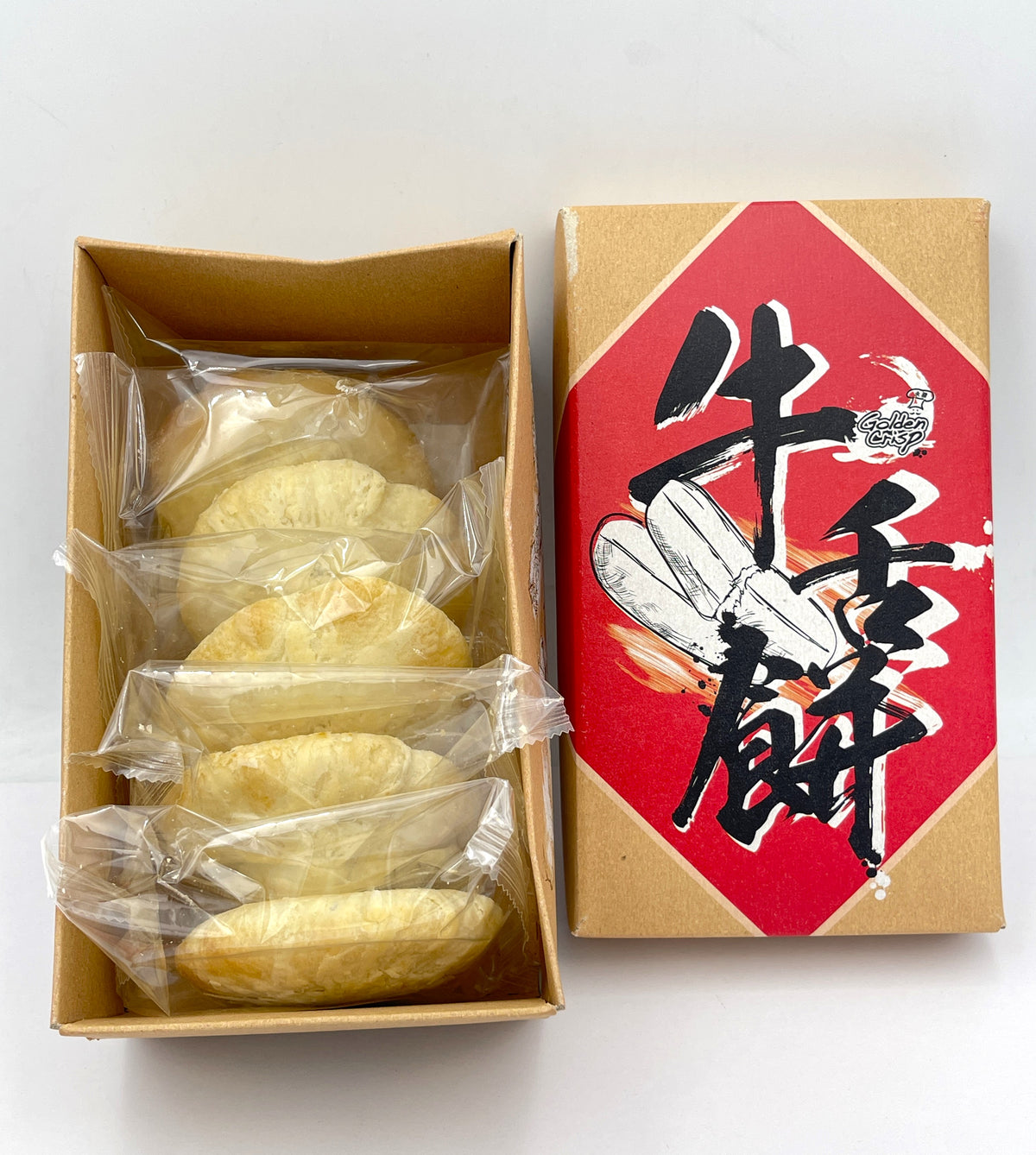 Taiwanese Beef Tongue Cake 5pcs/260g牛舌餅