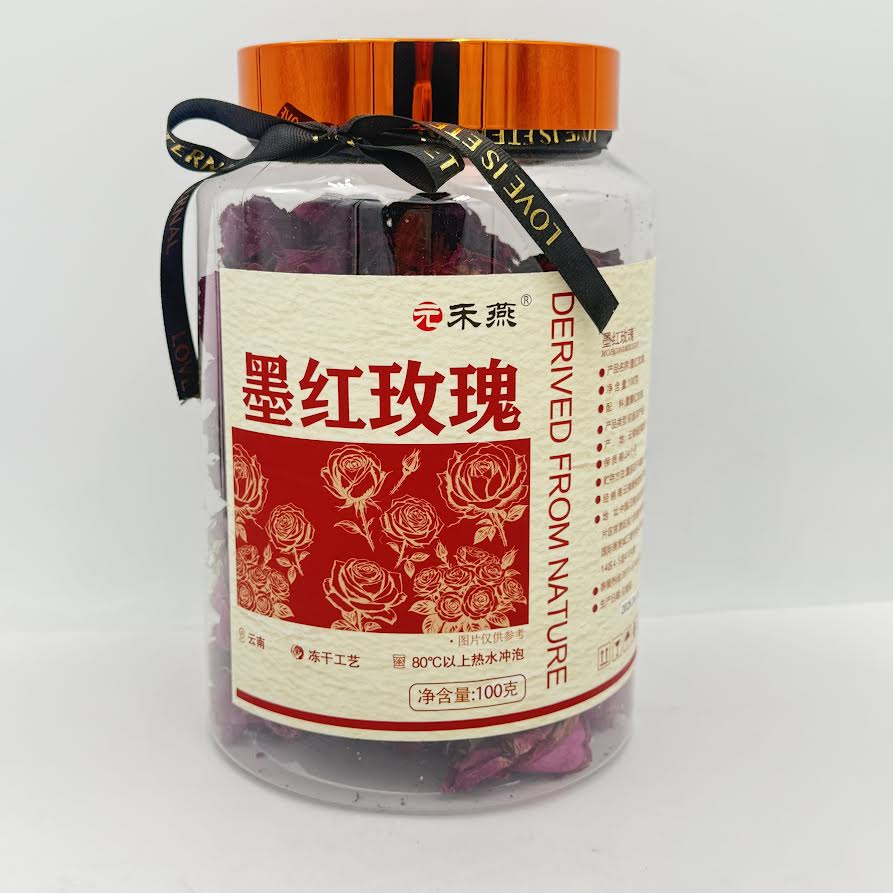 Yuanheyan Dark Dried Red Rose100g元禾燕墨红玫瑰