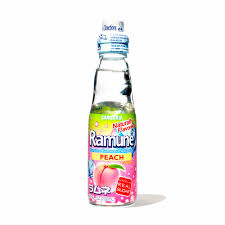 Sangaria Ramune - Peach Flavor 200mlx6bottle