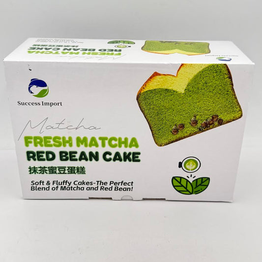 Success Import Fresh Matcha Red Bean Cake 880g/(16pcs)抹茶蜜豆蛋糕