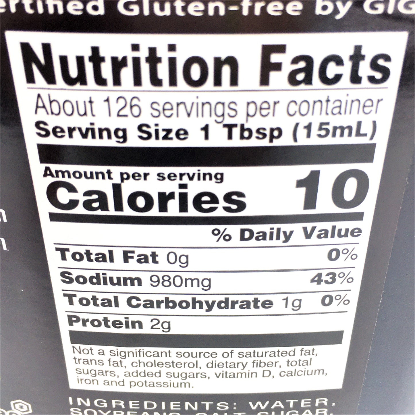 Kikkoman Gluten Free Traditionally Brewed Tamari Soy Sauce 1.89L