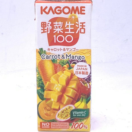 Kagome Carrot & Mango Juice 200ml/12pack