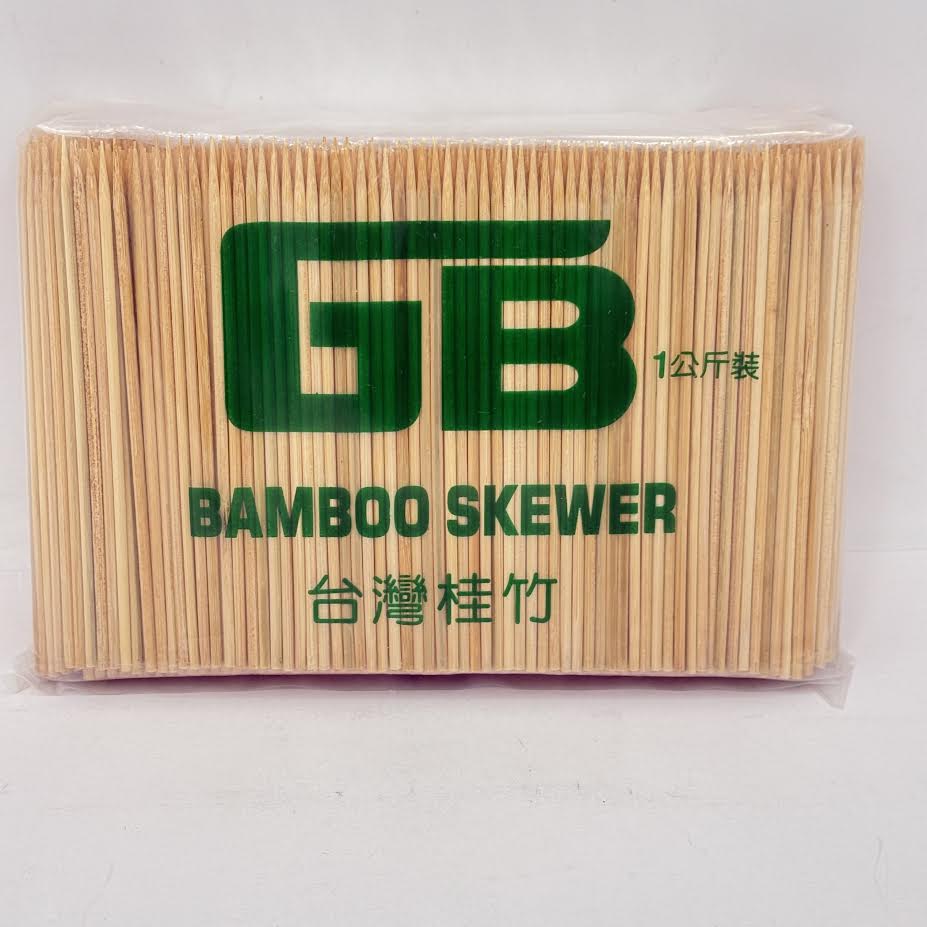 5 inch (1KG) GB Bamboo Skewers for Cocktail，Appetizers，Fruit Kabobs，Sandwich，Barbeque Snacks…