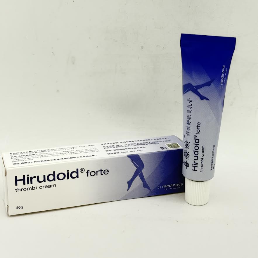 Medinova Switzerland Hirudoid Forte Thrombi Cream 40g喜療瘀舒效静脉炎乳膏