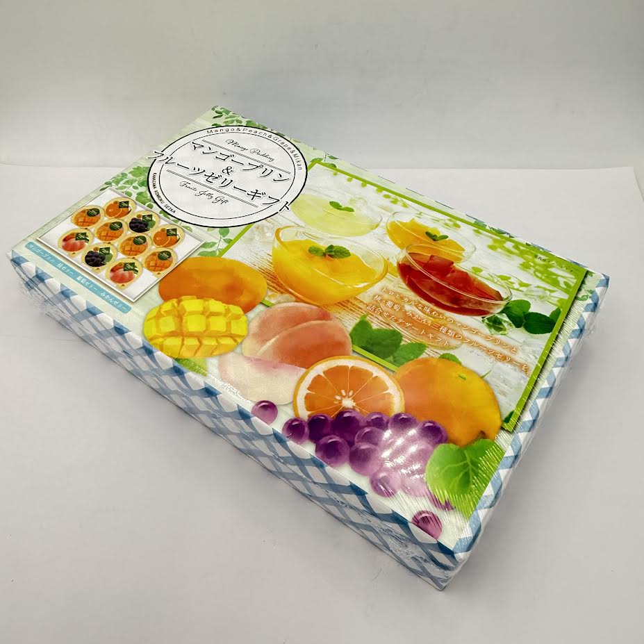 Kanazawa Kenroku Seika Mango Pudding and Fruit Jelly Assortment Gift Box /(10 pieces)芒果布丁與水果果凍禮盒