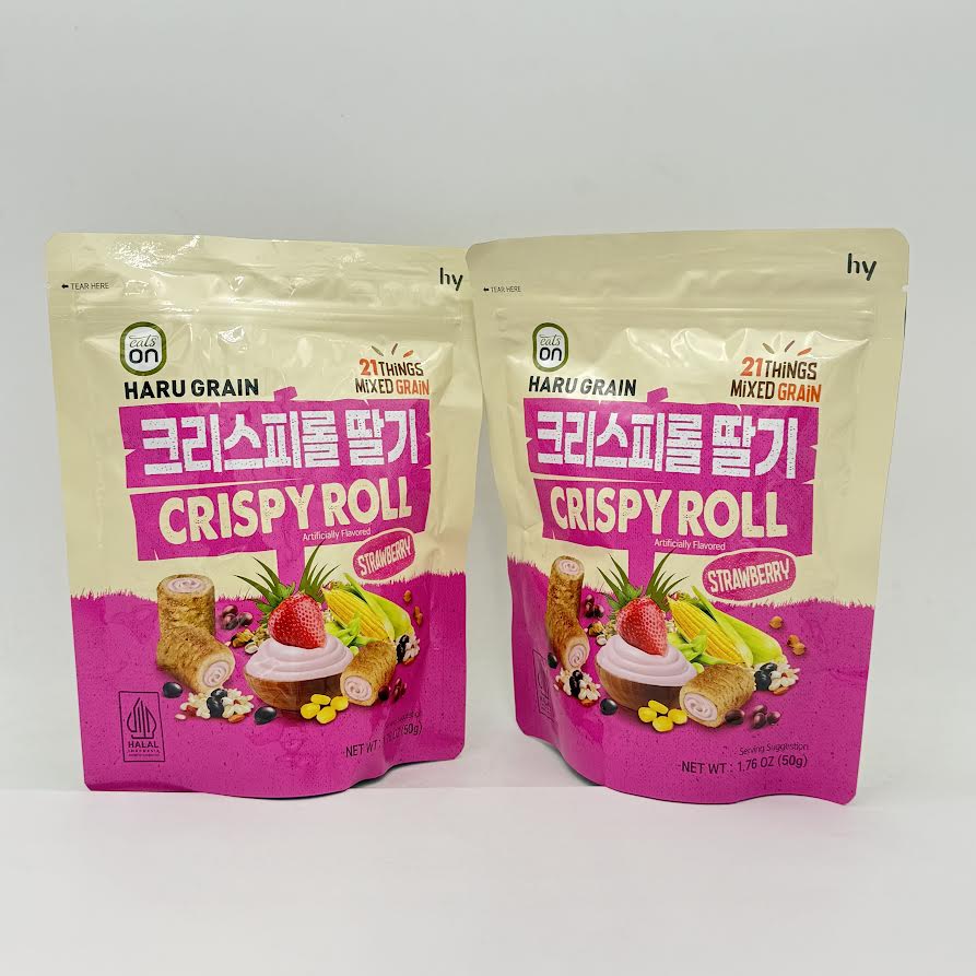 (2CT)HY Haru Grain Crispy Roll - Strawberry Flavor 1.76oz/(50g)