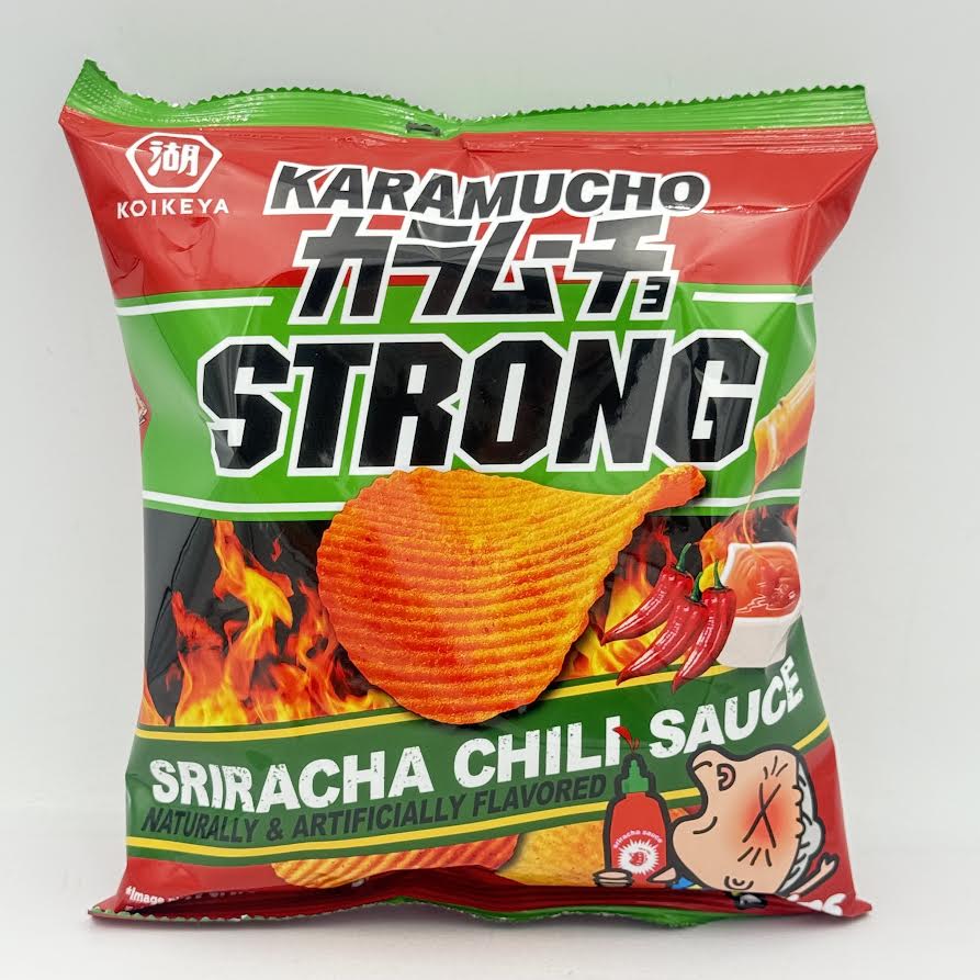 Koikeya Karamucho Strong Potato Chips - Sriracha Chili Sauce 54gx2bags