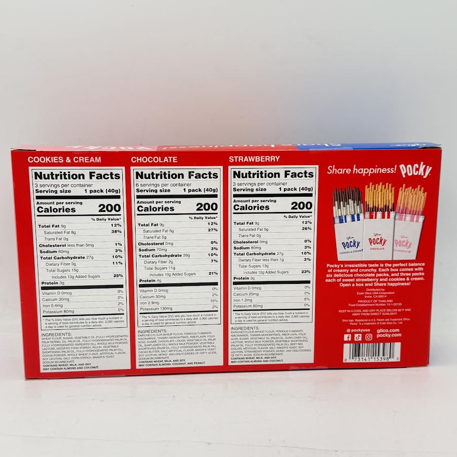 Glico Pocky 3Kinds 480g/(12pack)