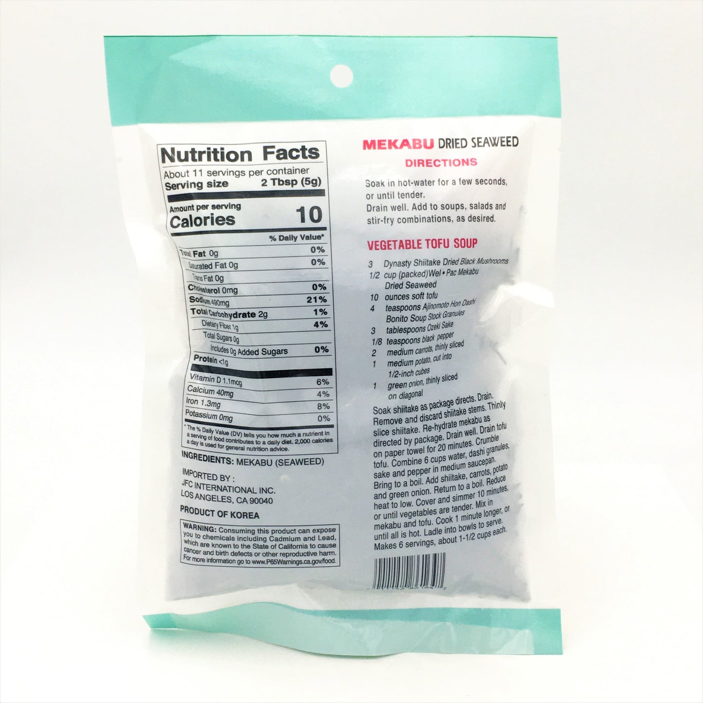 WEL-PAC Mekabu Dried Seaweed 2oz/ 56.7g