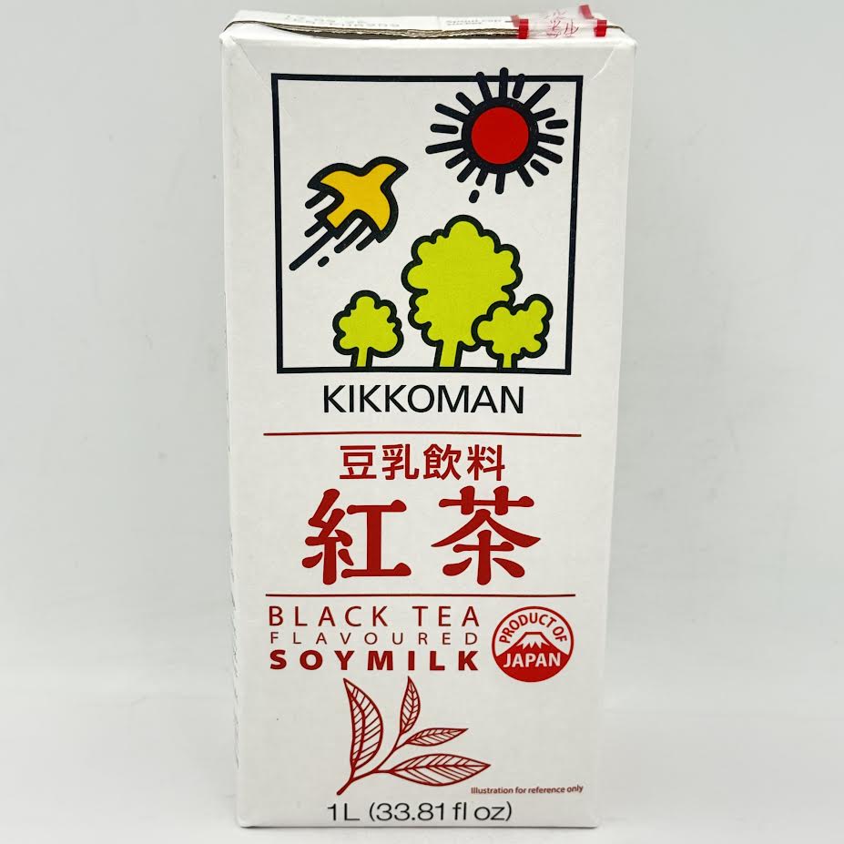 Kikkoman Black Tea Flavoured Soy Milk 1L/(33.81oz)豆乳紅茶