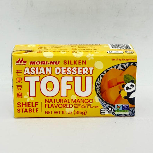 Mori-Nu Silken Asian Dessert Tofu Natural Mango Flavored 11.1oz/(315g)芒果豆腐